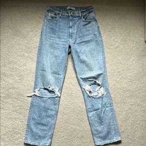 Abercrombie the 90’s straight ultra high rise Jean